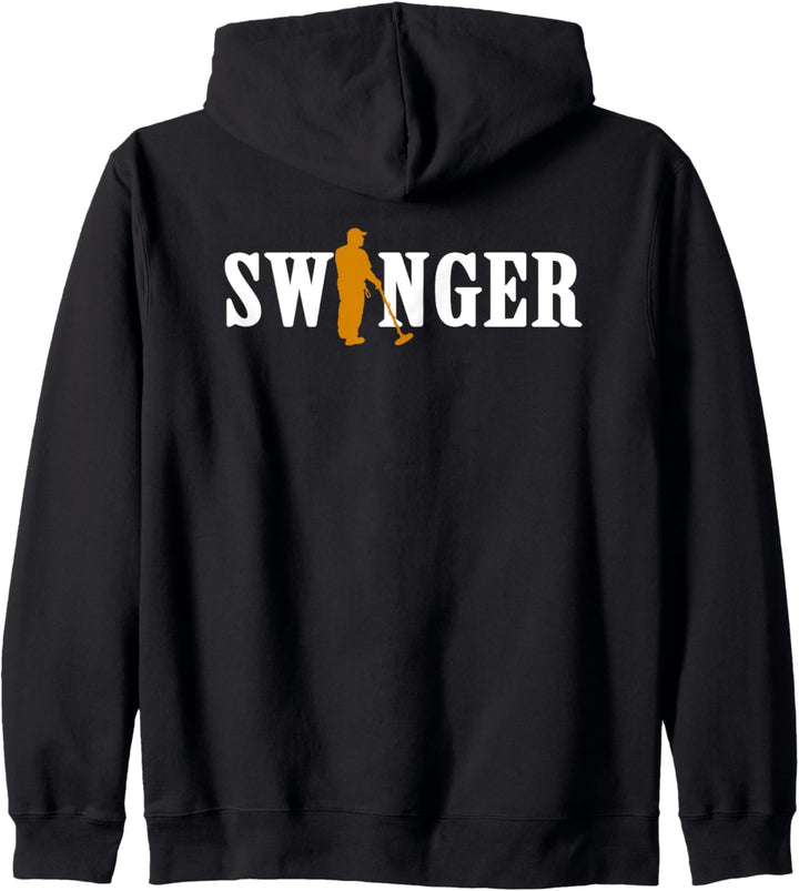 Sondler Sondengänger SWINGER Joke Metallsonde Geschenk Kapuzenjacke
