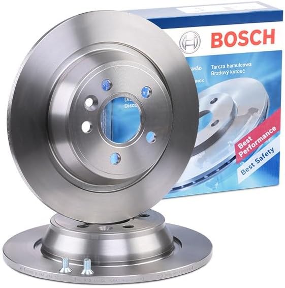 Bosch BD1132 Bremsscheiben - Hinterachse - ECE-R90 Zertifizierung - zwei Bremsscheiben pro Set