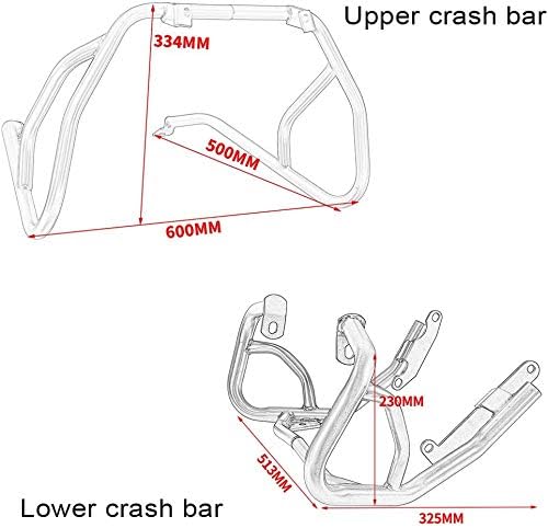 Lorababer Motorrad Obere Untere Autobahn Motorschutz Sturzbügel kompatibel mit B.M.W G310GS G 310GS