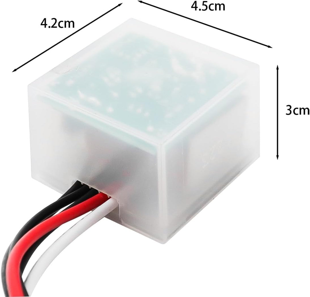 Wasserdichter LED Lichtschalter für den Aussenbereich mit mit 20 mm Gewinde IP65 Dämmerungssensor fü