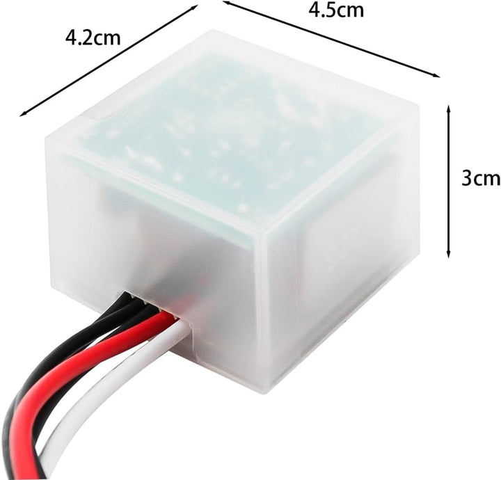 Wasserdichter LED Lichtschalter für den Aussenbereich mit mit 20 mm Gewinde IP65 Dämmerungssensor fü