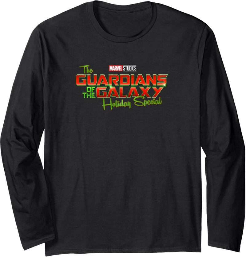 Marvel The Guardians Of The Galaxy Holiday Special Logo Langarmshirt