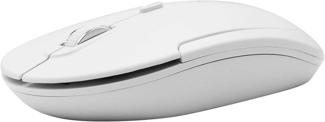 Macally BTDYNAMOUSE-W, optische Bluetooth Maus mit 3 Tasten und Scrollrad, drahtlose Mouse für Mac u