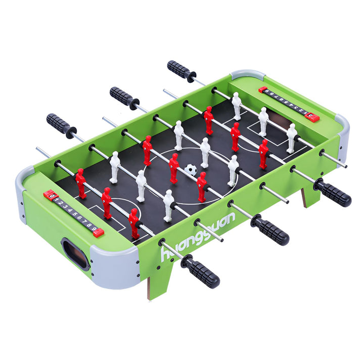 Mini Tischkicker 61cm, mit 2 Bällen und Punkteanzeige - Tischfussball für Kinder und Erwachsene Gesc