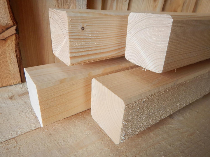 Fichte 8x8cm KVH Nsi gehobelt KANTHOLZ BALKEN SCHALUNG HOLZ BAUHOLZ 30cm LÄNGE (10)
