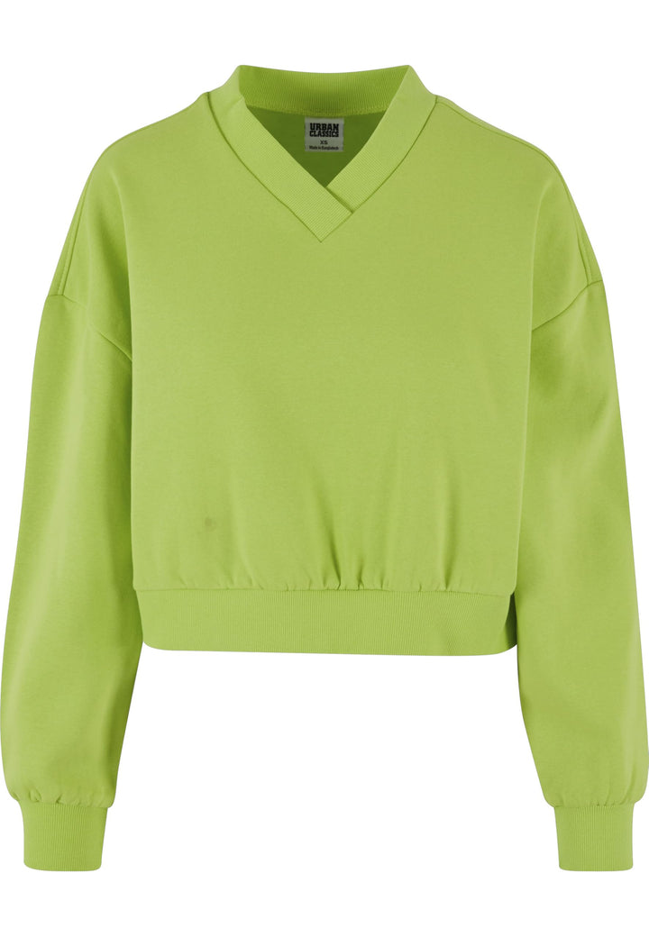 Urban Classics Damen Sweatshirt, Frozenyellow