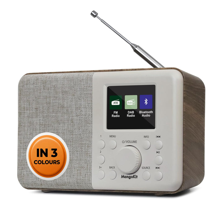 MD3 DAB/DAB+ Digitalradio mit 2.4'' Farbdisplay, UKW Digital Radio,Dab Radio mit Bluetooth 5.3 Tragb