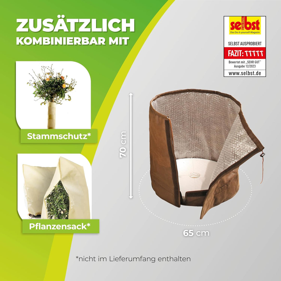 Bio Green Thermo Topfschutz 100 Gramm 70x65cm KS50 XL 70 x 65 cm Single, 70 x 65 cm Single