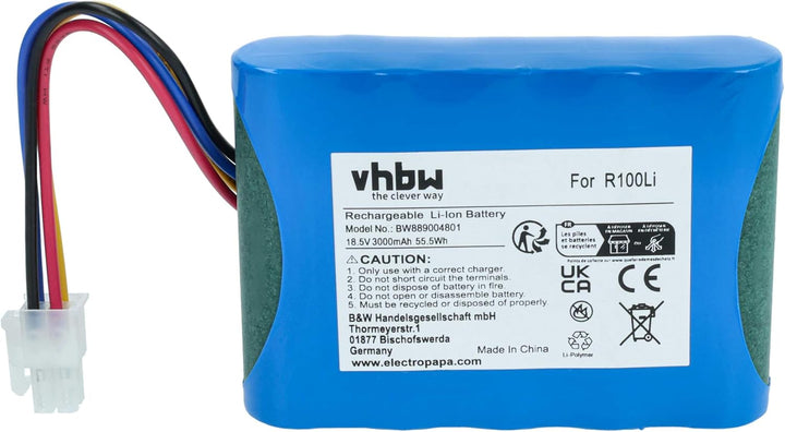 vhbw 1x Netzteil, 1x 3000 mAh Akku, 1x 20 m Niederspannungskabel kompatibel mit Husqvarna Automower
