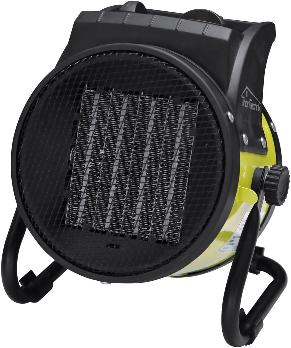Tronitechnik® 2000 Watt Elektroheizer Heizlüfter Bauheizer Keramik Heizstrahler elektrisch Heizgerät
