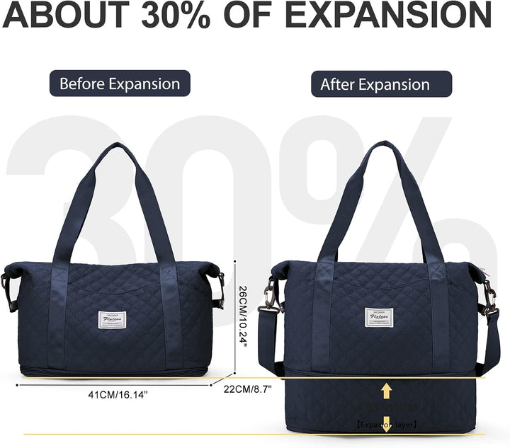 Reisetasche Damen Sporttasche 40x20x25 Ryanair Handgepäck Tasche Weekender Bag Schwimmtasche Wasserd