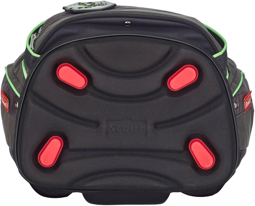 Scout Alpha Schulranzen Set 4-TLG. Superflash Black Spider