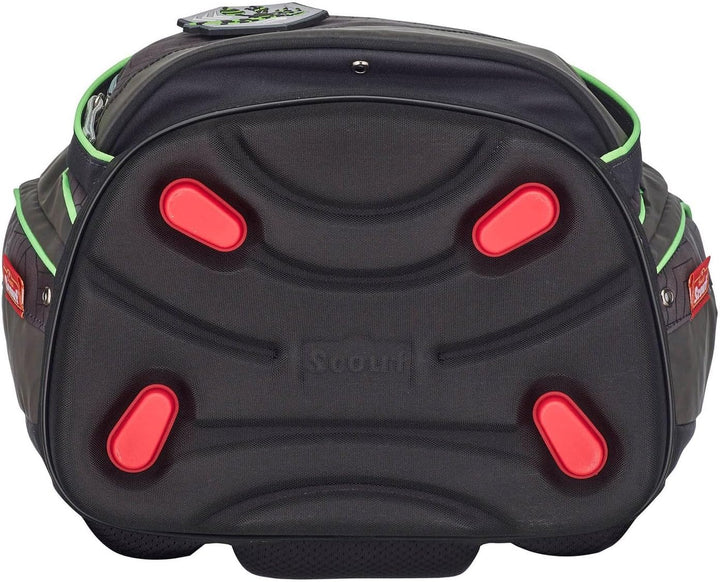 Scout Alpha Schulranzen Set 4-TLG. Superflash Black Spider