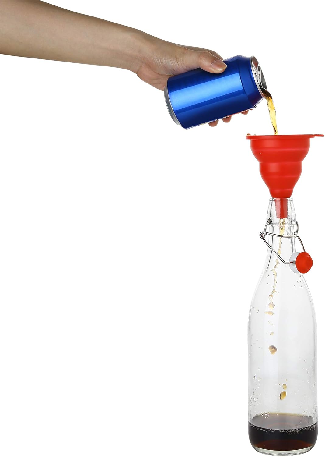 AYL Flip-Top-Glasflasche, Bügel-Brauflasche mit Stopfen für Getränke, Öl, Essig, Kombucha, Bier, Was