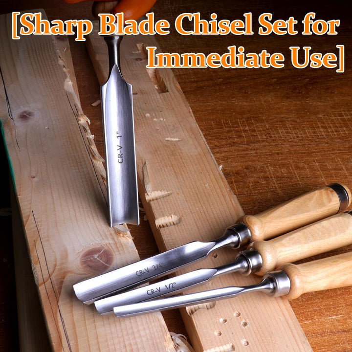 ATOPLEE Holzmeissel-Set für Holzbearbeitung, professionelles Holzschnitzmeisselwerkzeug, Tischlermei