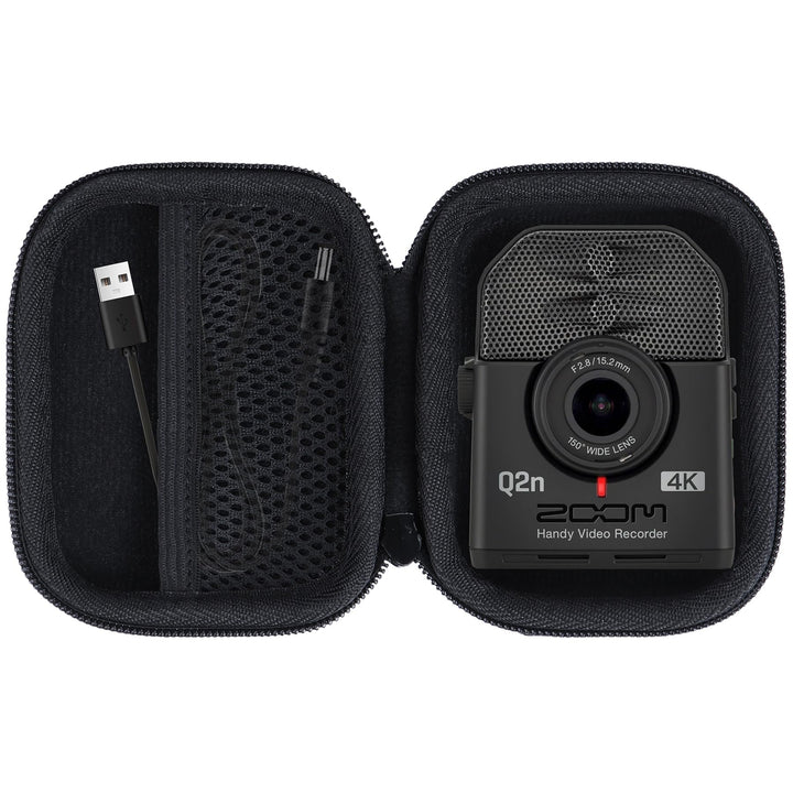 Hart Schutz Hülle Etui Tasche für Zoom Q2n-4K Handy Video Recorder Schwarz Etui für Q2n-4K, Schwarz