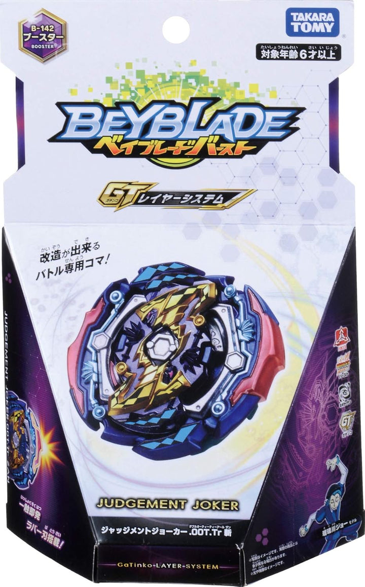 Takara Tomy Beyblade Burst B-142 Booster Judgment Joker .00T.TR Kai
