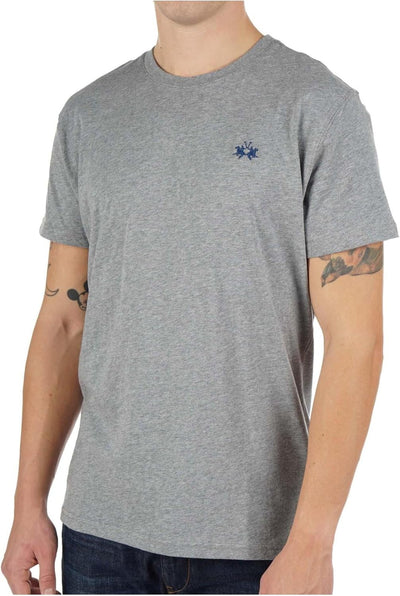La Martina Herren Serge T-Shirt M Grau, M Grau