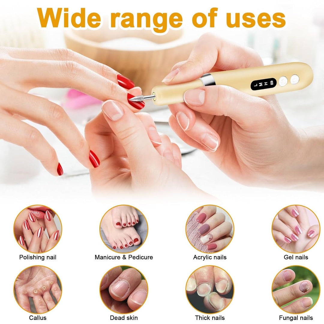 Elektrische Nagelfeile Nagelfräser Maniküre Set Fräser Gelnägel Nail Drill Nägel Pediküre Pprofessio