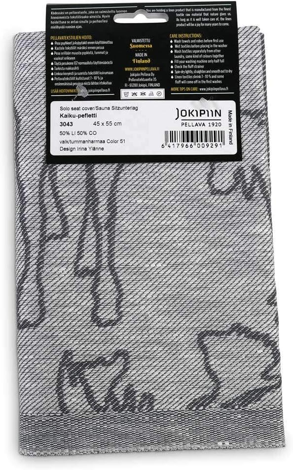 JOKIPIIN Sauna Sitzunterlage ''KAIKU'' 45x 55cm/ Dampfbad/Für 1 Person/Hygienisch