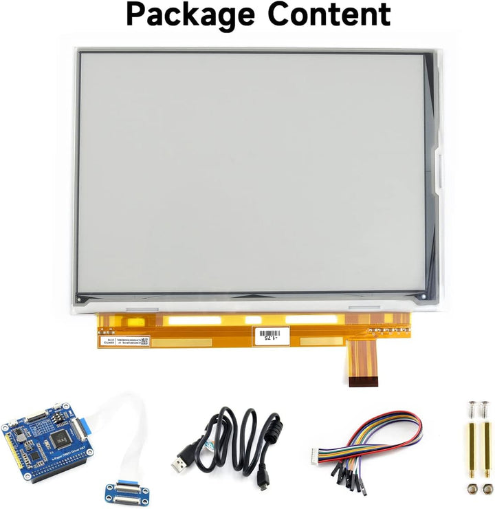 Waveshare 9.7 inch E-Ink Display HAT for Raspberry Pi Zero/Zero W/Zero WH/2B/3B/3B+ E-Paper Screen w