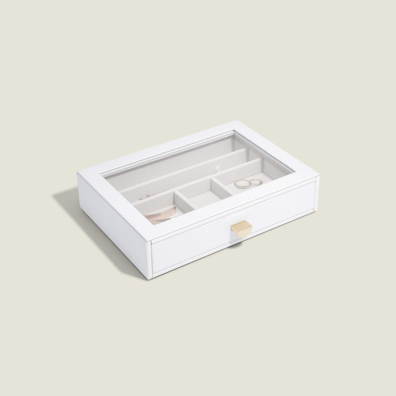 Stackers Pebble White Classic Jewellery Box Display Drawer, White