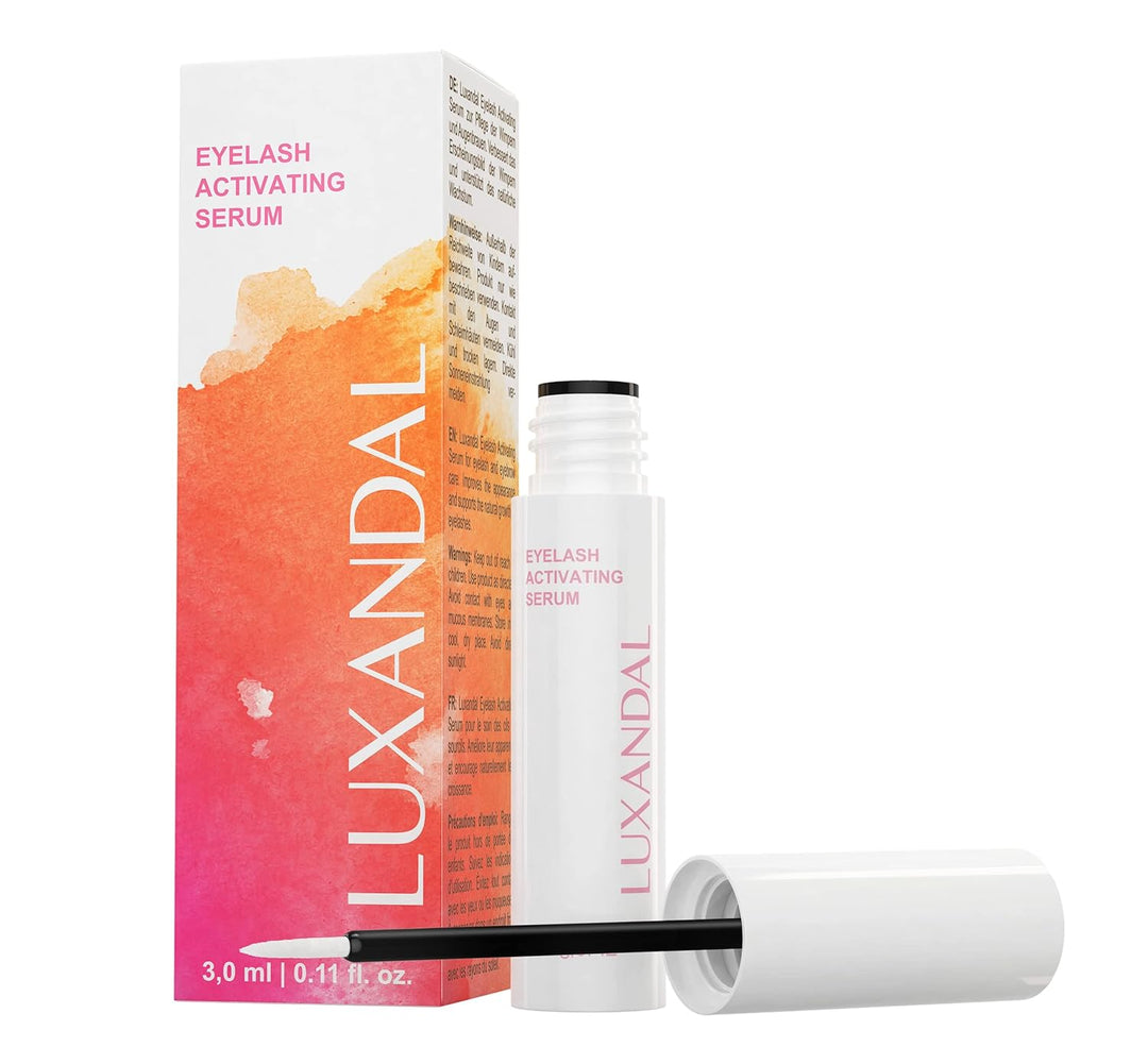 LUXANDAL Wimpernserum für schnelles Wachstum von Wimpern - Profi Wimpern Serum und Augenbrauen Serum