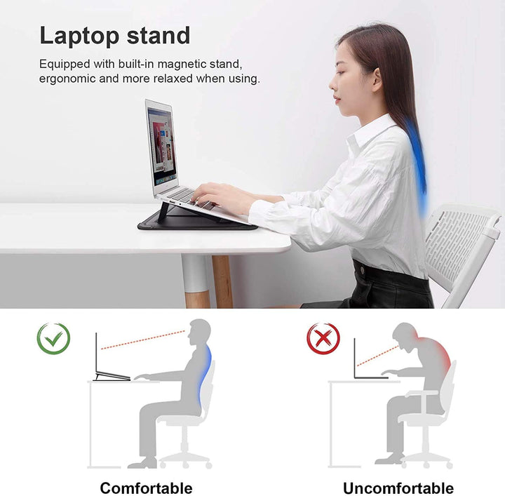 Nillkin 15,6 Zoll Laptop Sleeve Laptoptasche, Laptophülle mit standfunktion, Computer Stossfeste Tas