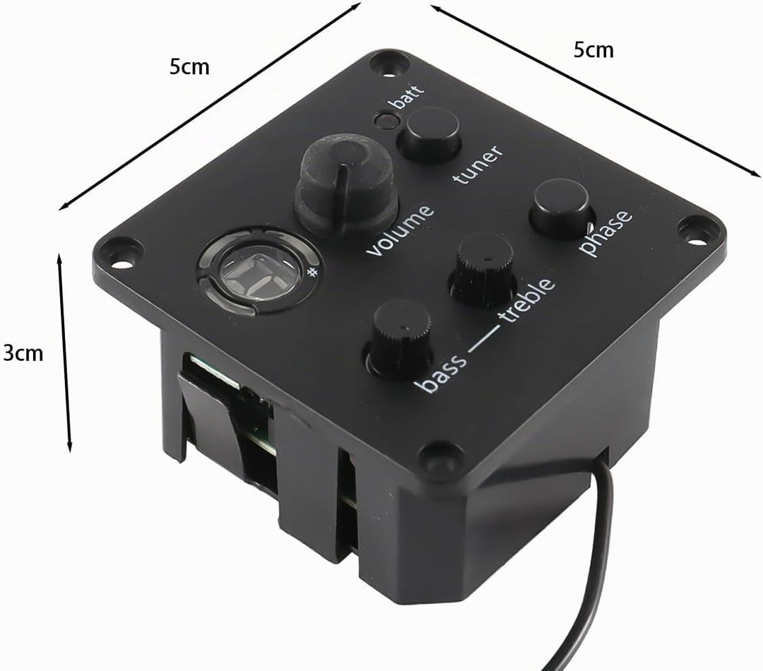 Tonabnehmer-Set für Akustikgitarre, Vorverstärker, 3-Band-EQ, Fishman ISYS, integriertes Loch für el