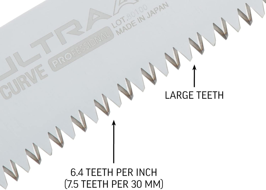 Silky Ultra Accel Curve 240mm – Klappsäge mit gebogener Klinge für Oberhandarbeiten, Ultra Accel Cur