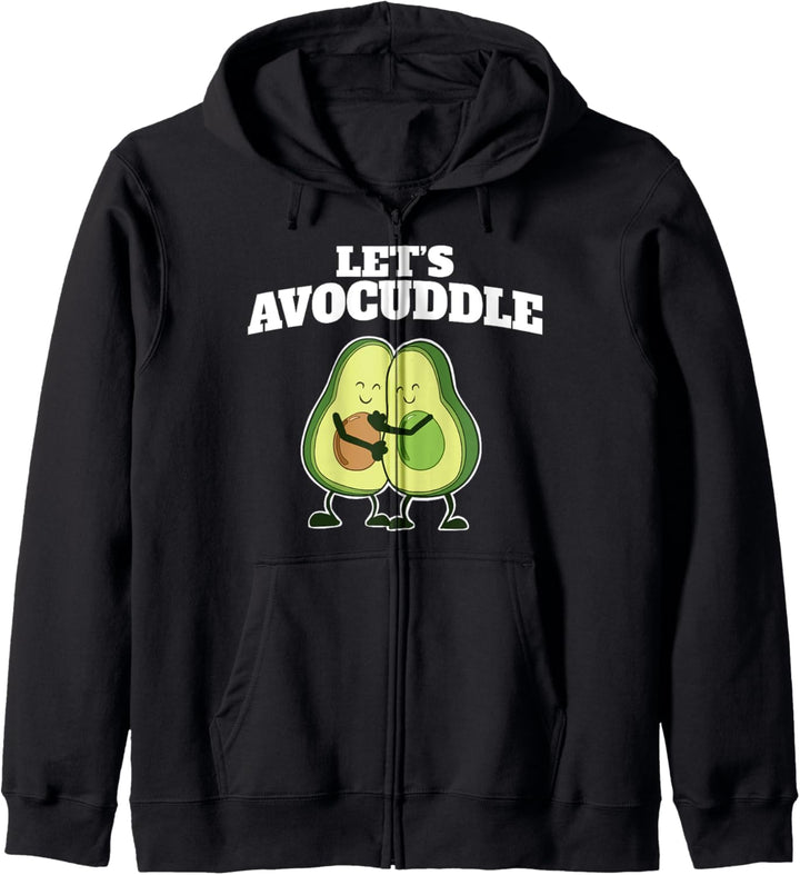 Let's Avocuddle funny Couple Let's Avocuddle Kapuzenjacke