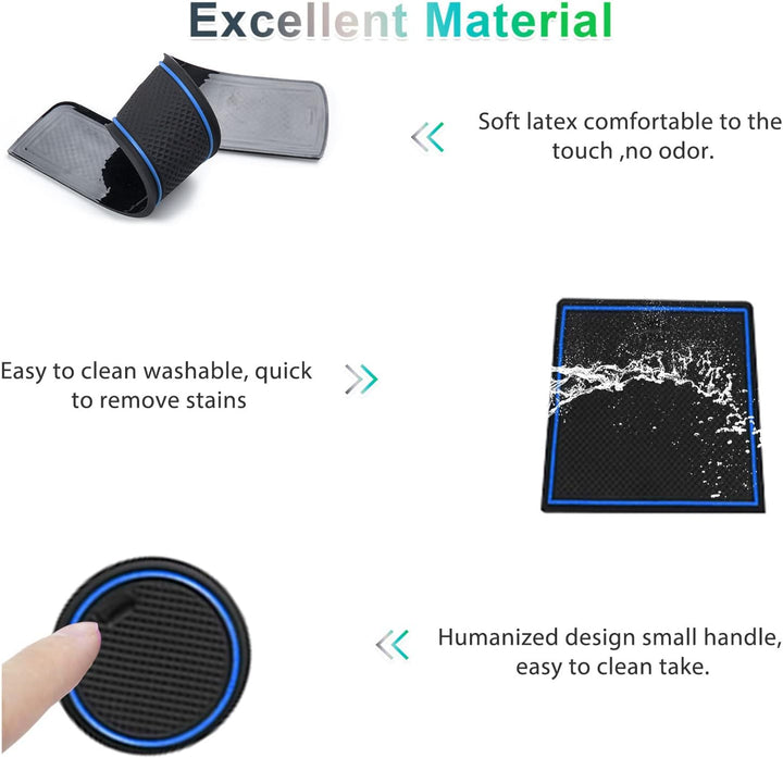 GAFAT Kompatibel mit Neu FIAT Panda City Cross/Hybrid 2021-2023 Antirutschmatten, Panda Cross 2022 G