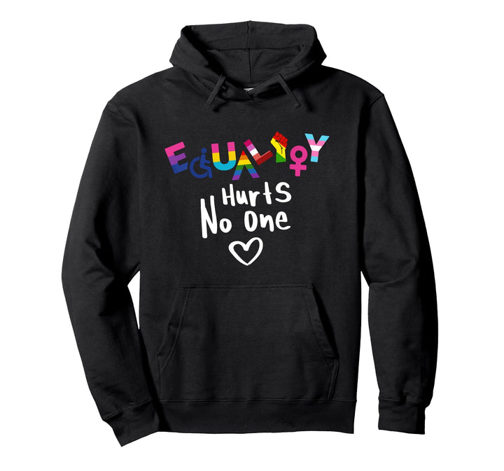 Equality Hurts No One LGBT Black Disabled Women Rights Pullover Hoodie