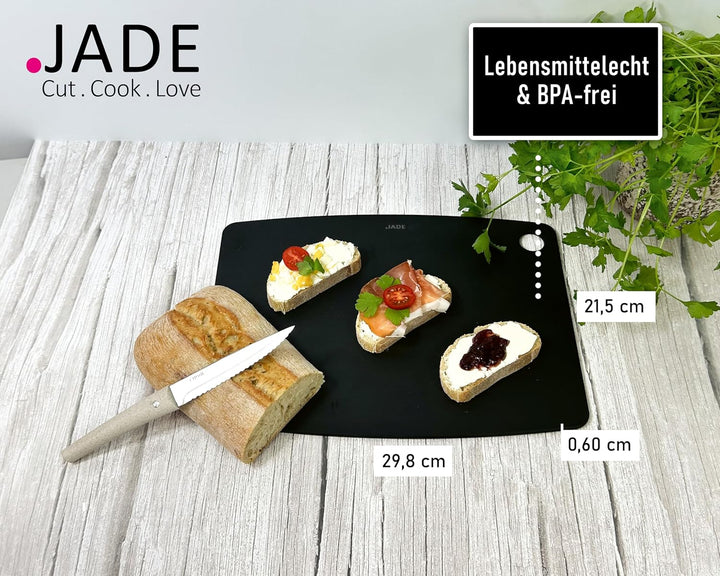JADE Schneidebrett Gourmet Kitchen, Zellulose-Laminat, spülmaschinenfest, hygienisch, messerschonend