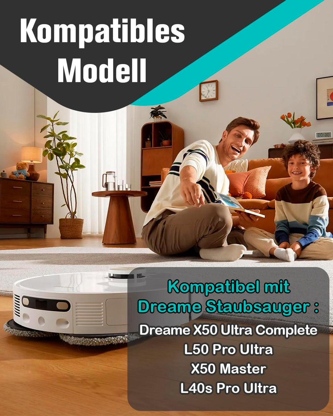 26 Stück Zubehörset für Dreame X50 Ultra Complete/L50 Pro Ultra/X50 Master/L40s Pro Ultra Saugrobote
