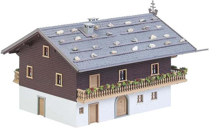 Faller FA 130554 - Alpenhof, Zubehör für die Modelleisenbahn, Modellbau, 179 x 156 x 115 mm