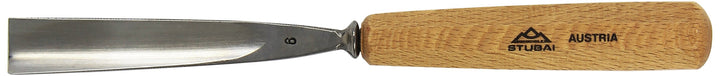 Stubai Stechbeitel Serie 55 - Form 6 : Gerades Hohleisen 20mm - 550620, 20mm