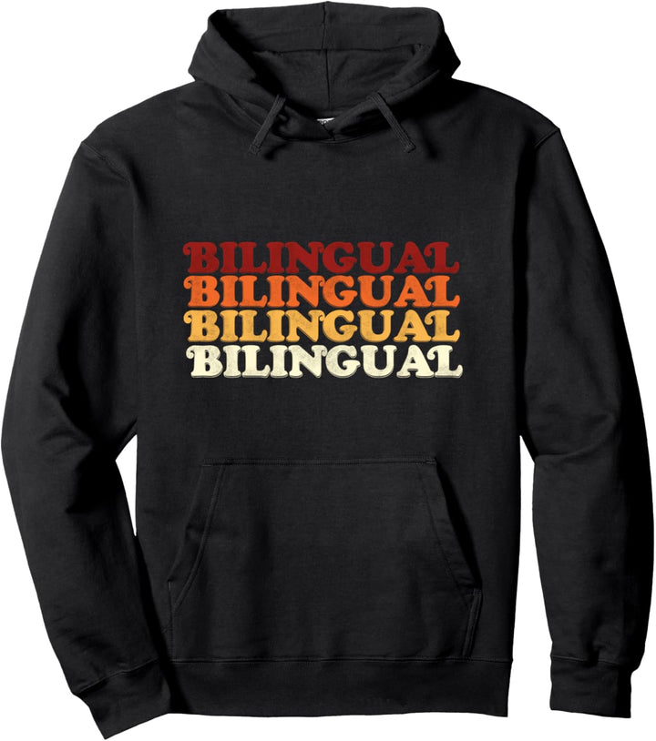 Zweisprachiger Spanischlehrer oder Sprachlehrer Vintage Pullover Hoodie