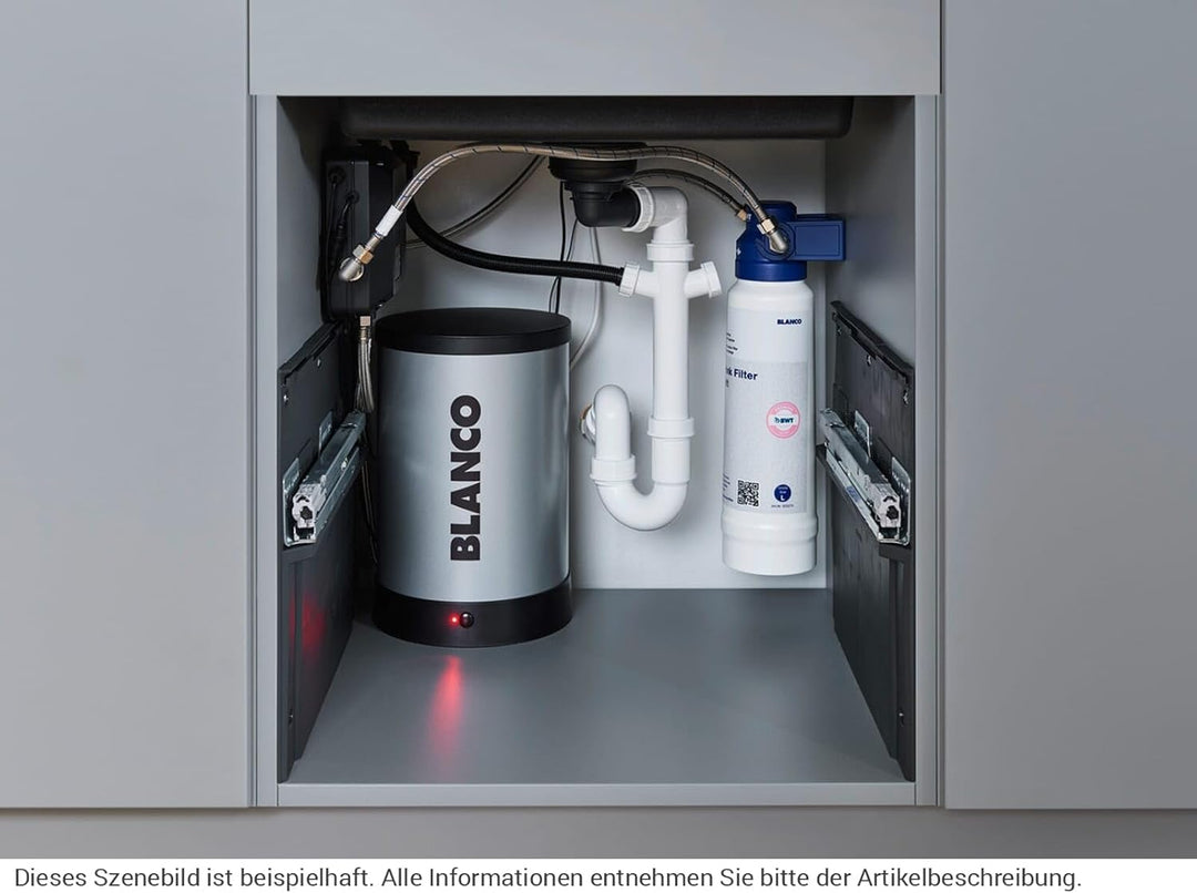 BLANCO drink.hot EVOL Mono PVD Steel | Heisswassersystem | Veredeltes kochend heisses Wasser | Click