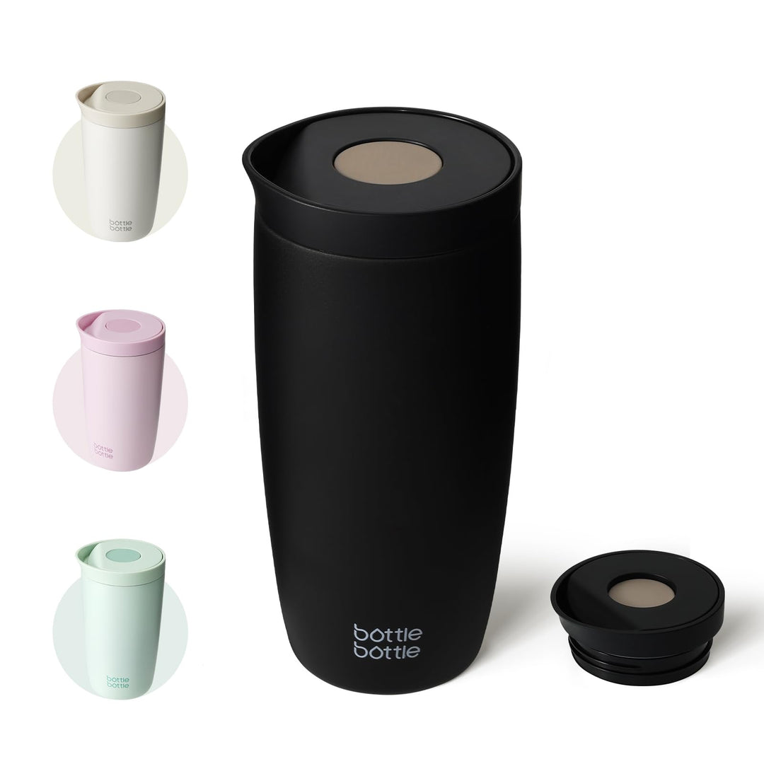 BOTTLE BOTTLE Thermobecher 500ml To Go – Premium Isolierbecher aus Edelstahl, auslaufsicher, BPA-fre