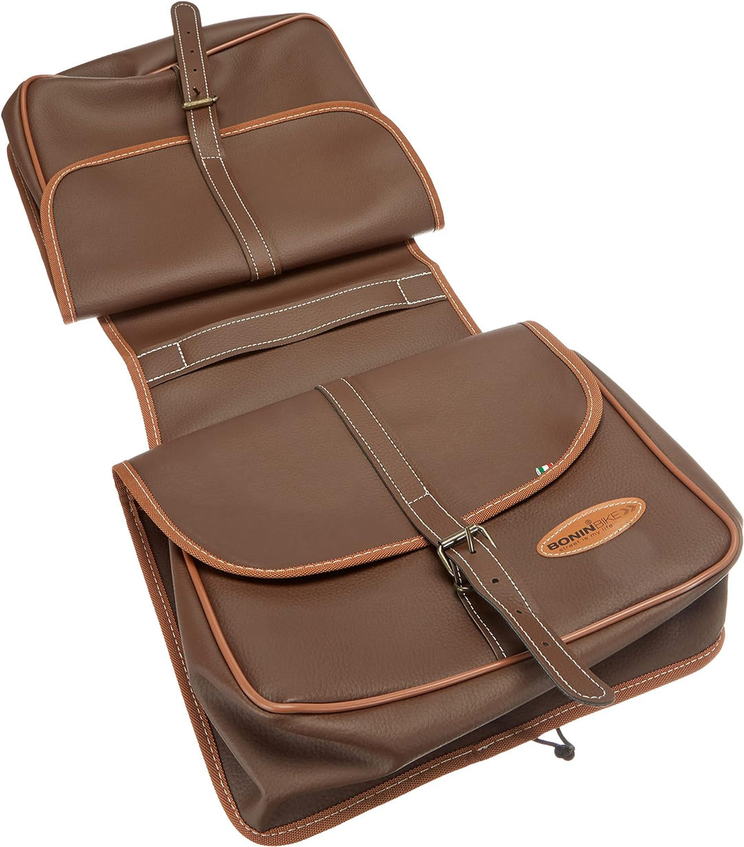 Cicli Bonin Eco Leather Looking Saddle Taschen BLAU Blau, BLAU Blau