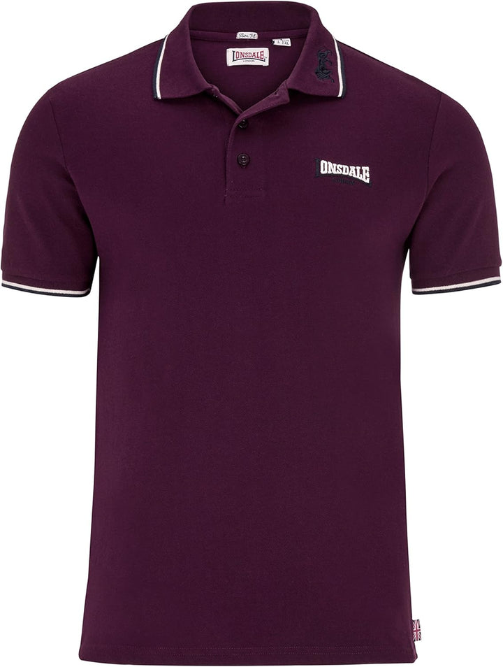 Lonsdale Herren Lion T-Shirt Oxblood S, Oxblood S