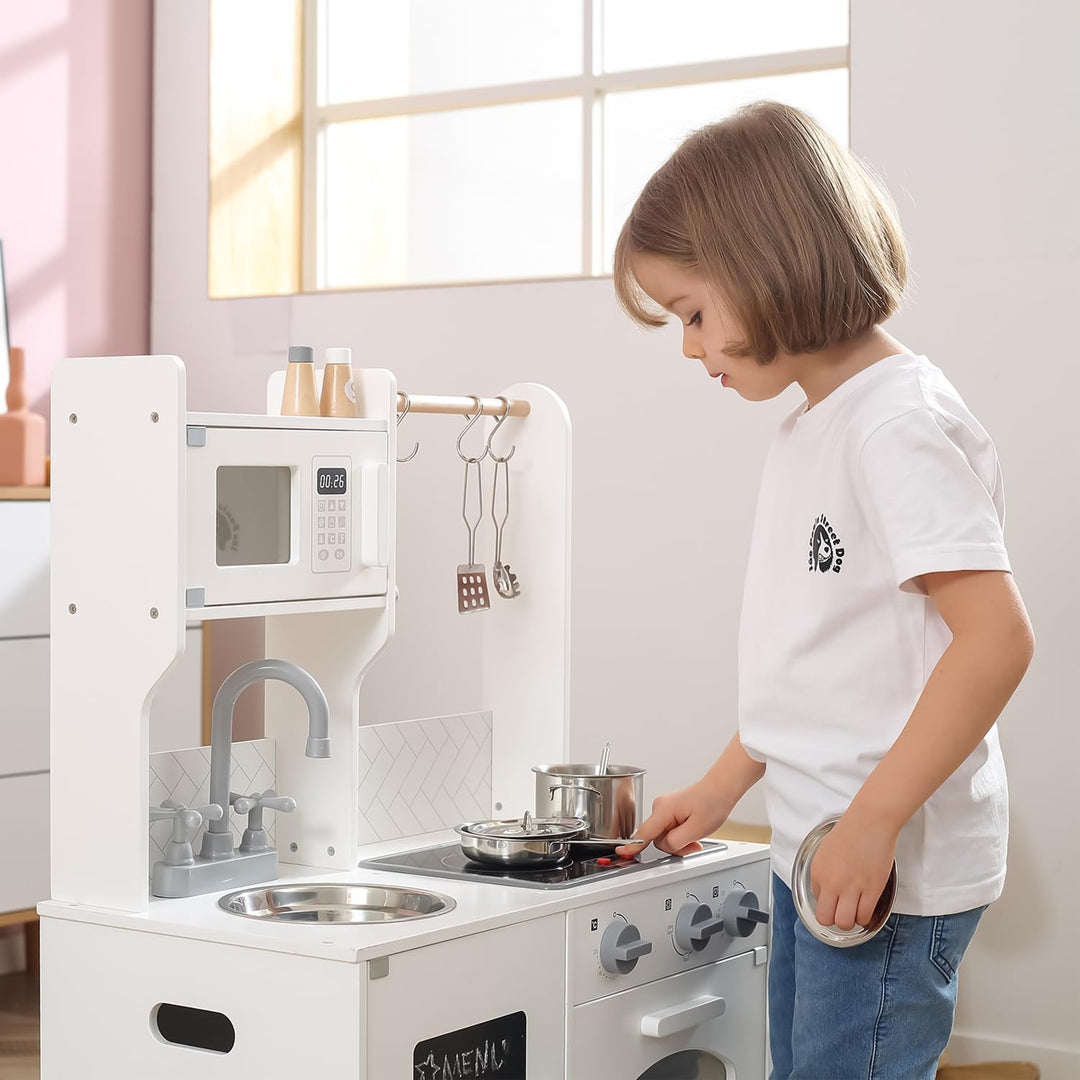 PolarB Play Kitchen White