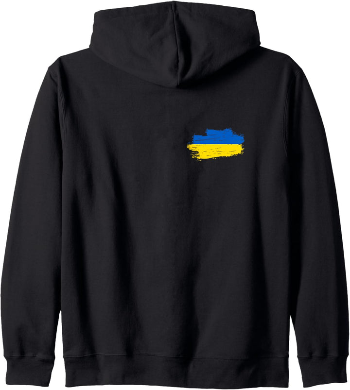 Flagge Ukraine Kapuzenjacke