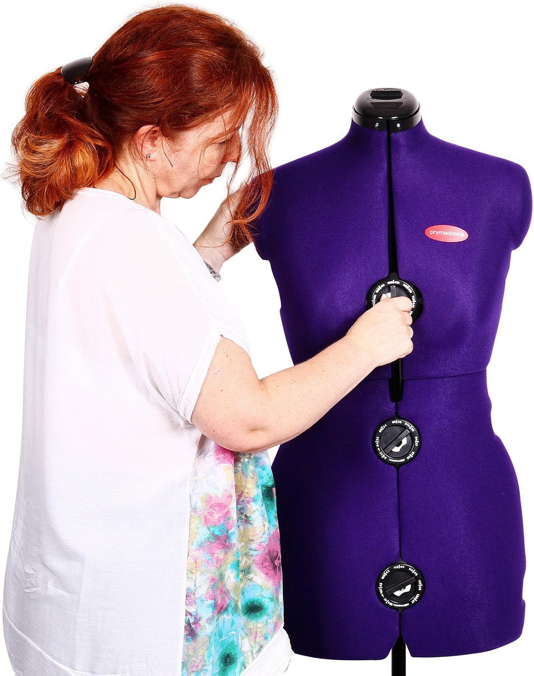 Prym 611757 Prymadonna Schneiderbüste, L, 8-teilig L Violett, L Violett