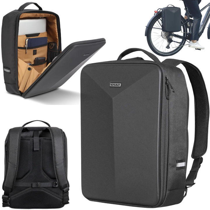 SHAD Bikes - gepäckträgertasche Rucksack Executive Backpack 12L - Fahrradtasche Rucksack Gepäckträge