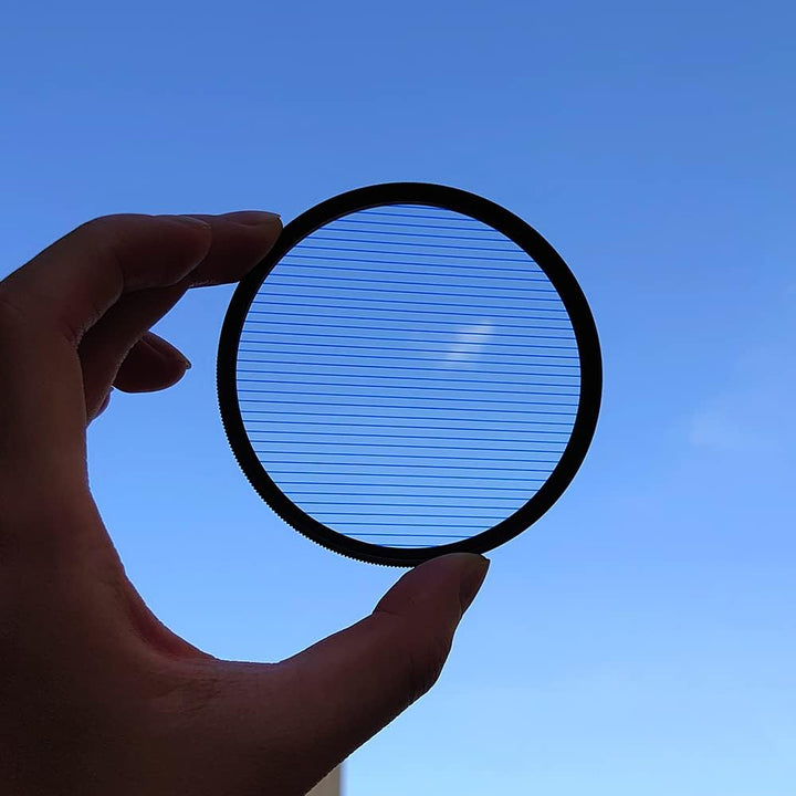 JONGSUN Blaue Streifen Spezialeffektfilter 77mm FX Glare Widescreen Film Anamorphotische DSLR Video