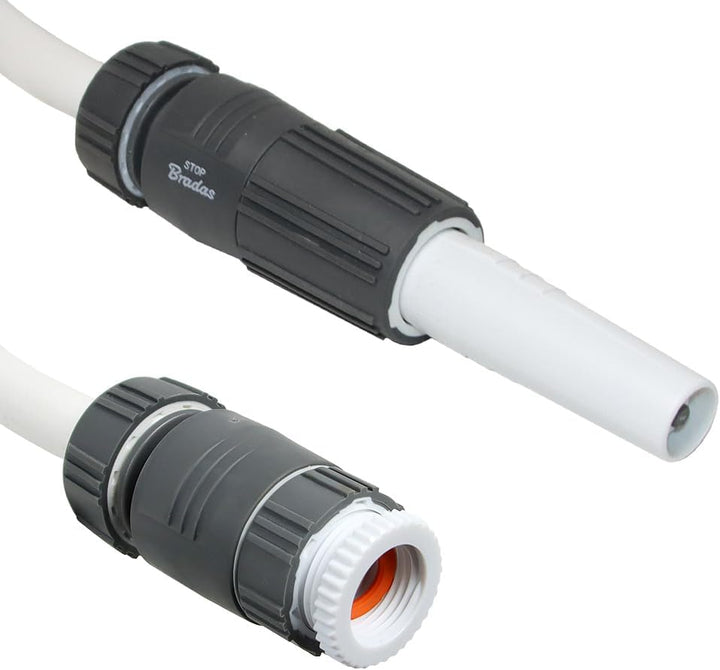 Preis-Zone Wand-Schlauchbox 20m roll-up Schlauchtrommel Gartenschlauch 1/2" 35m White LINE 1/2" 20m
