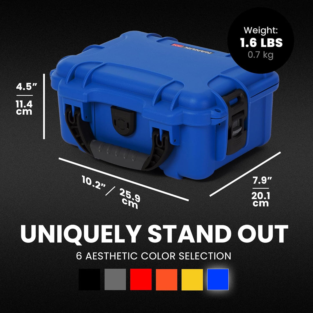 Nanuk 904 Wasserdichter Hartschalenkoffer leer - Blau Etui leer Blau, Etui leer Blau