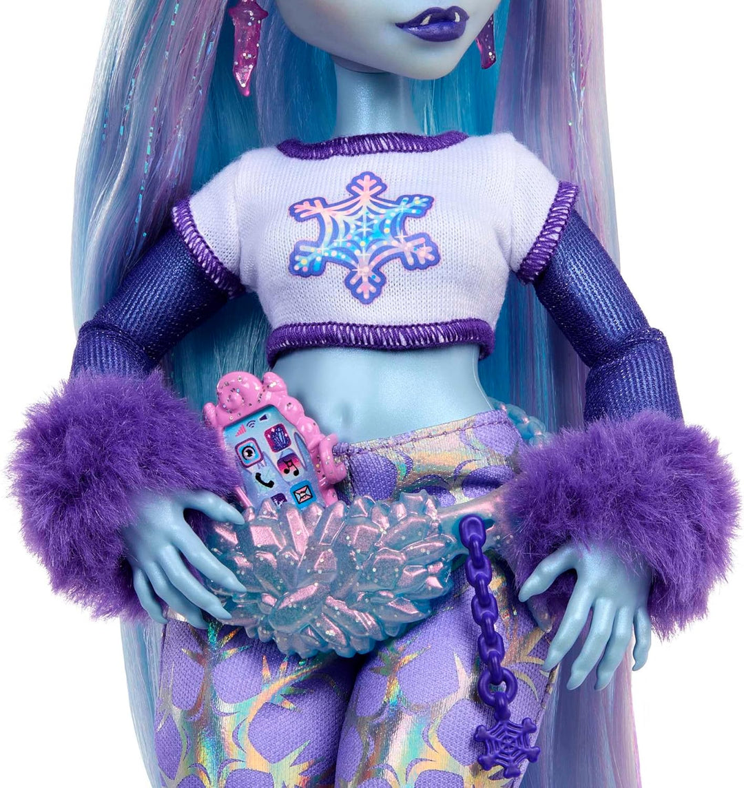 Monster High Abbey Bominable Yeti mit Mammut-Haustier und Accessoires - Spuktastischer Schneeflocken